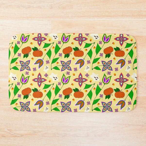 Item preview, Yellow Halloween Floral designed and sold by Niibidoon.