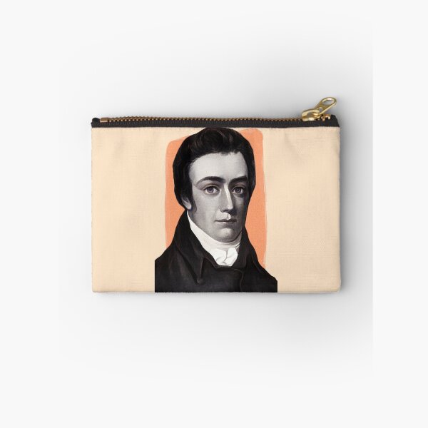 Item preview, English Poet Samuel Taylor Coleridge - orange - illustration  designed and sold by Litstoy.