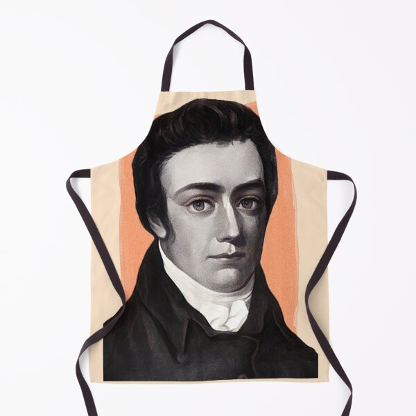 Item preview, English Poet Samuel Taylor Coleridge - orange - illustration  designed and sold by Litstoy.