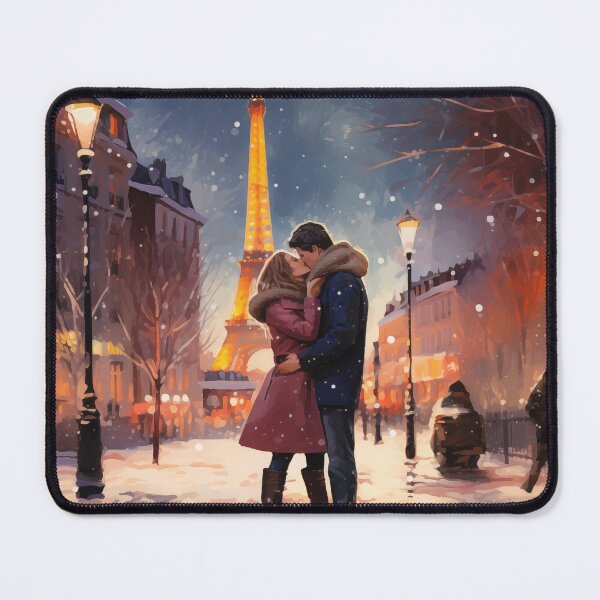Item preview, Couple In The Snow In Paris designed and sold by Rtymer.