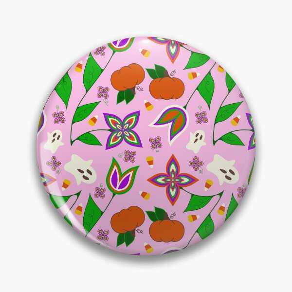 Item preview, Pink Halloween Floral designed and sold by Niibidoon.