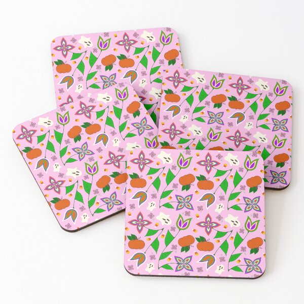 Item preview, Pink Halloween Floral designed and sold by Niibidoon.