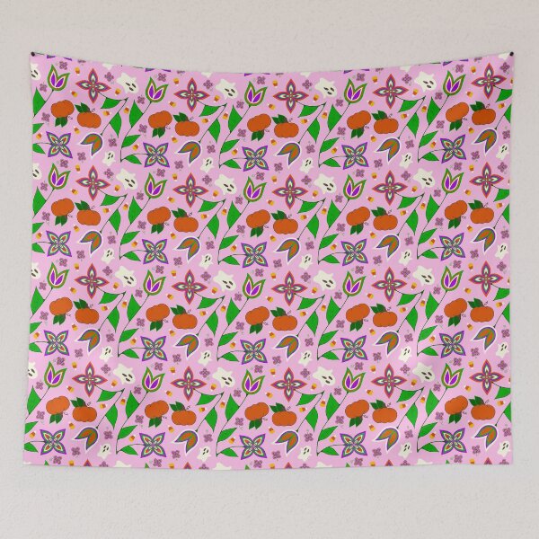 Item preview, Pink Halloween Floral designed and sold by Niibidoon.