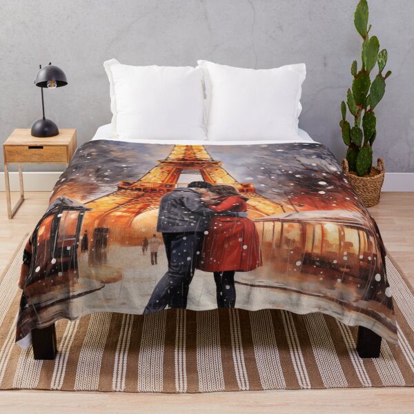 Item preview, Couple In The Snow In Paris designed and sold by Rtymer.