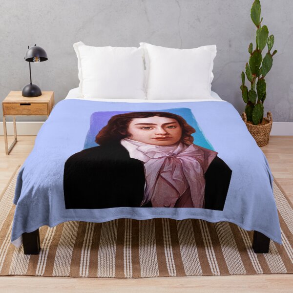 Item preview, English Poet Samuel Taylor Coleridge - blue - illustration  designed and sold by Litstoy.