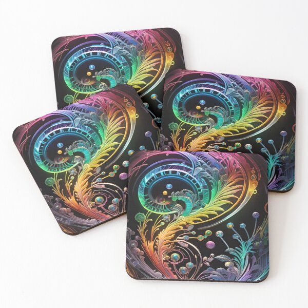 Item preview, Swirling Shapes and Floral Elements designed and sold by masabo.