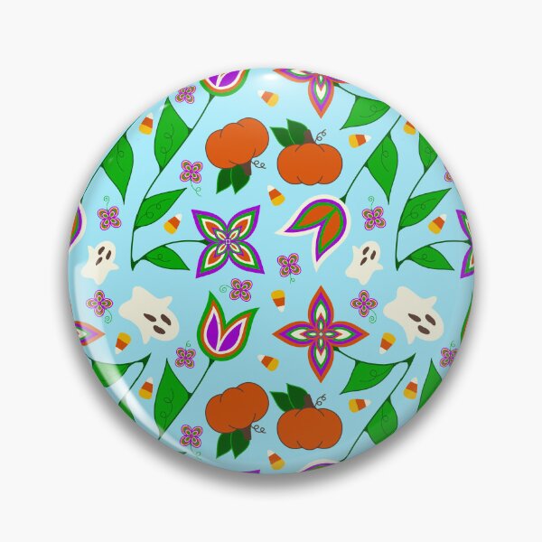 Item preview, Blue Halloween Floral designed and sold by Niibidoon.