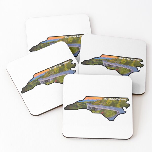 Item preview, North Carolina Outline - Blue Ridge Parkway designed and sold by BuckNerdImages.