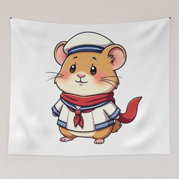 Item preview, Chibi Sailor Hamster on Duty designed and sold by BlissfulPrintz.