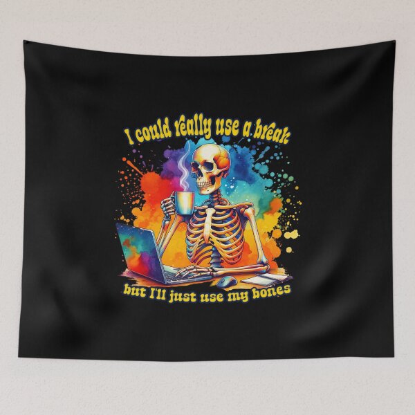 Item preview, Sarcastic Skeletons Collection – Dark Humor Designs for T-Shirts, Mugs, Stickers & More designed and sold by artedigital99.