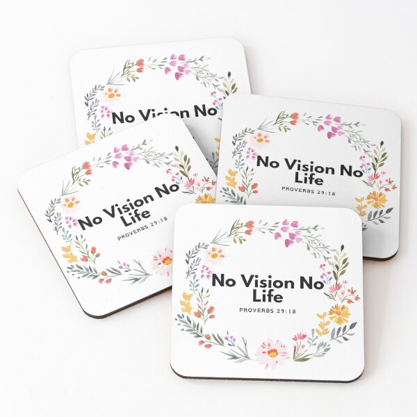 Item preview, No Vision No Life - Proverbs 29:18 designed and sold by ebocraft.