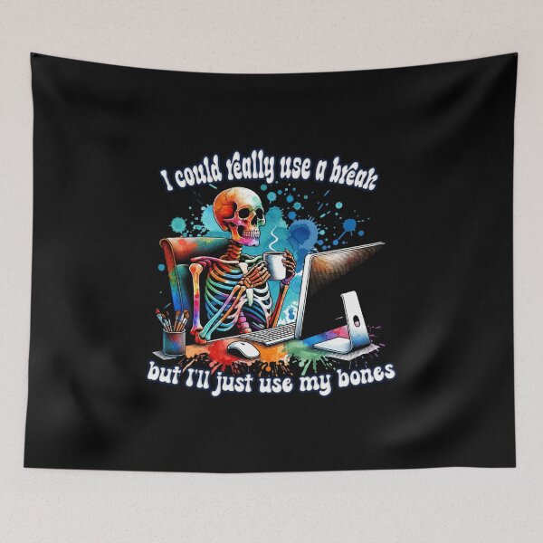 Item preview, Sarcastic Skeletons Collection – Dark Humor Designs for T-Shirts, Mugs, Stickers & More designed and sold by artedigital99.
