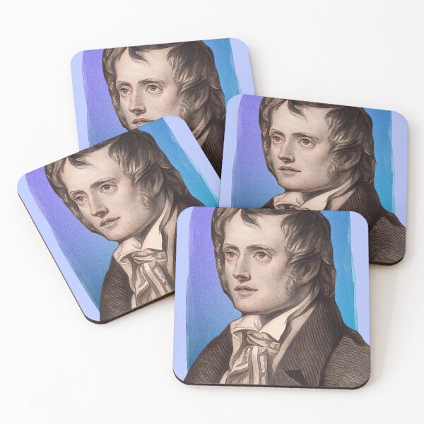 Item preview, English Poet John Clare - blue - illustration  designed and sold by Litstoy.