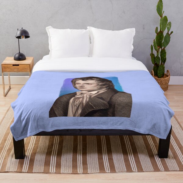 Item preview, English Poet John Clare - blue - illustration  designed and sold by Litstoy.