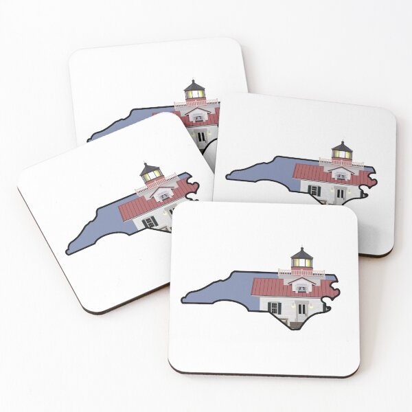 Item preview, North Carolina Outline - Manteo Lighthouse designed and sold by BuckNerdImages.