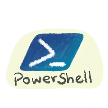Artwork thumbnail, PowerShell by RJ Draws