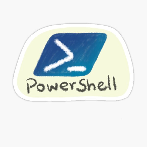 Item preview, PowerShell designed and sold by RJ Draws.