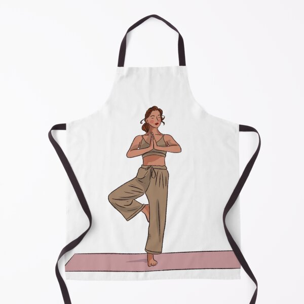 Item preview, A woman doing yoga on pink mat designed and sold by Hessah-HA.