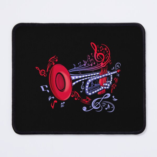 Item preview, Trumpet Player Men 4th Of July USA Trumpet designed and sold by DSWShirts.
