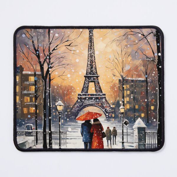 Item preview, Couple In The Snow In Paris designed and sold by Rtymer.