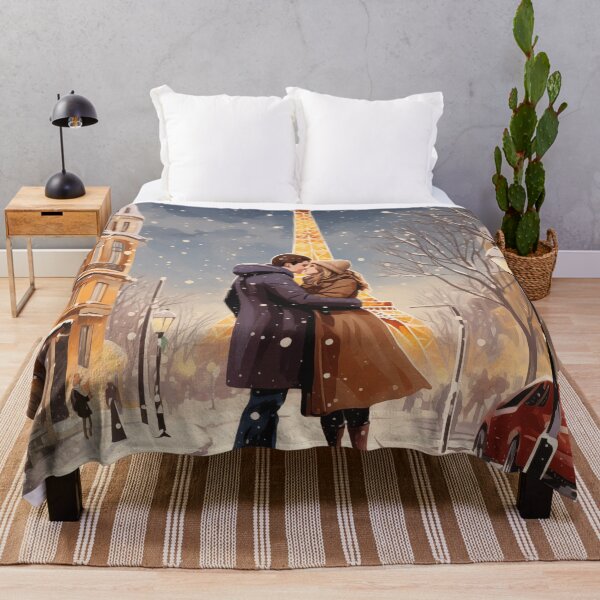 Item preview, Couple In The Snow In Paris designed and sold by Rtymer.