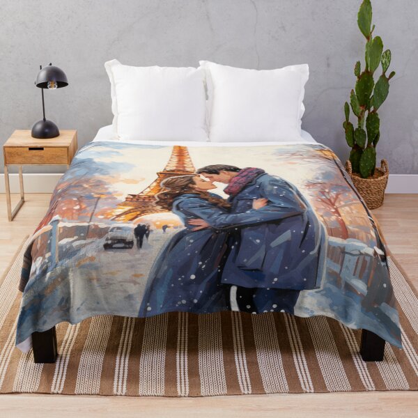 Item preview, Couple In The Snow In Paris designed and sold by Rtymer.