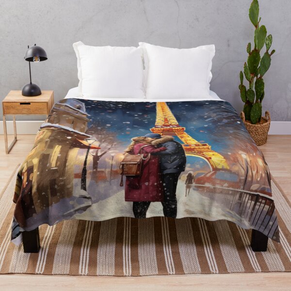 Item preview, Couple In The Snow In Paris designed and sold by Rtymer.