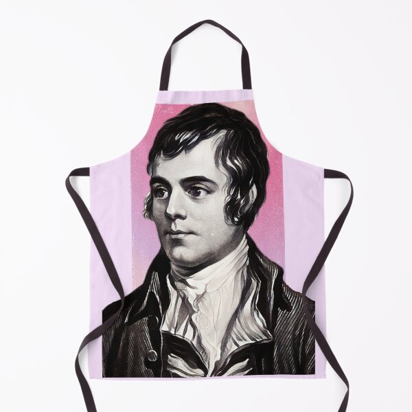 Item preview, Scottish Poet Robert Burns - pink - illustration designed and sold by Litstoy.