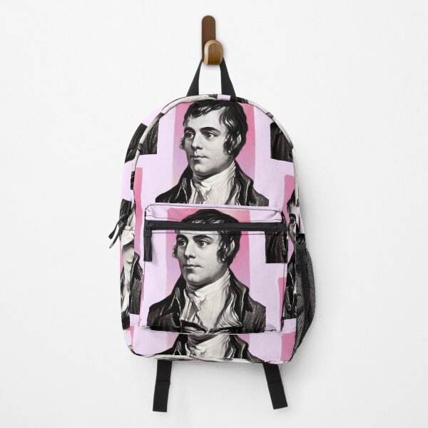 Item preview, Scottish Poet Robert Burns - pink - illustration designed and sold by Litstoy.