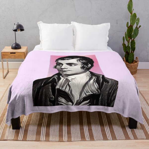 Item preview, Scottish Poet Robert Burns - pink - illustration  designed and sold by Litstoy.