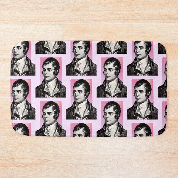 Item preview, Scottish Poet Robert Burns - pink - illustration  designed and sold by Litstoy.