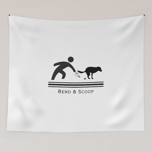 Item preview, Bend and Scoop Pick Up Your Dog's Poop designed and sold by SunandShade.