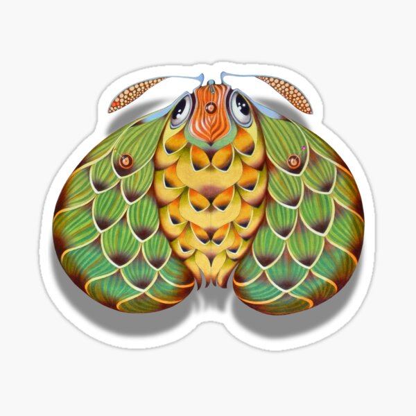The hop moth Sticker