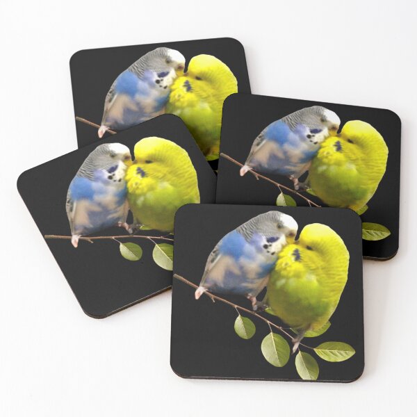 Item preview, BUDGIE LOVERS designed and sold by flora-kitty-art.
