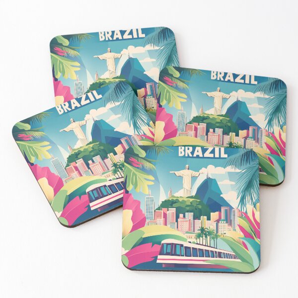 Item preview, Brazil Country Art – Stunning Brazil Poster Art Celebrating Iconic Landmarks & Culture designed and sold by nomiraclehere.