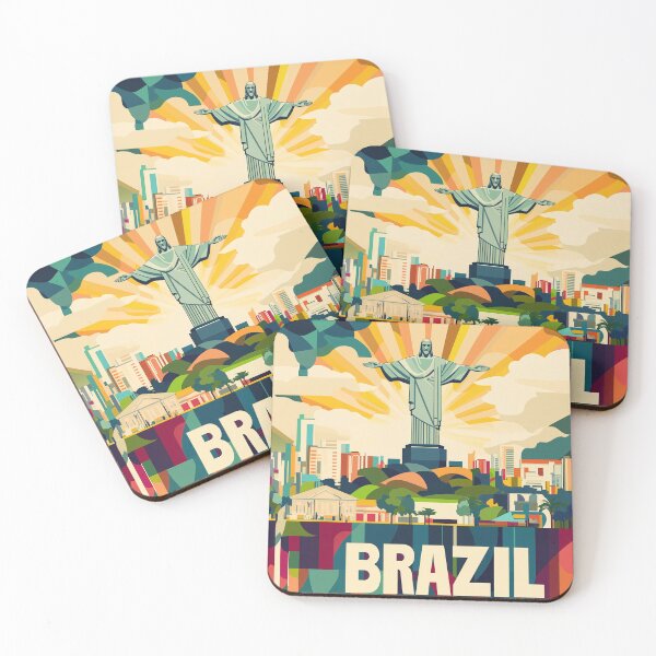 Item preview, Brazil Country Art – Stunning Brazil Poster Art Celebrating Iconic Landmarks & Culture designed and sold by nomiraclehere.