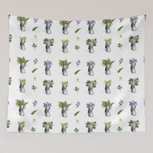 Item preview, Boot with flowers and leaves designed and sold by stasia-ch.