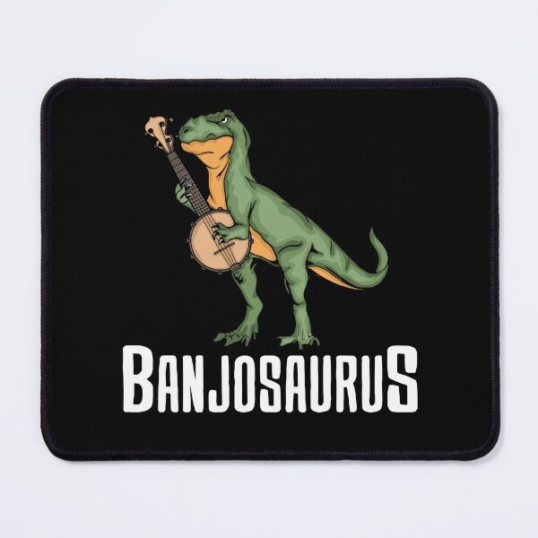 Item preview, Dinosaur Banjo Player Kids Country Music Bluegrass Banjo designed and sold by DSWShirts.