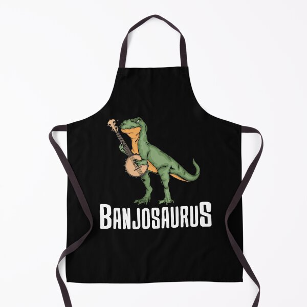 Item preview, Dinosaur Banjo Player Kids Country Music Bluegrass Banjo designed and sold by DSWShirts.