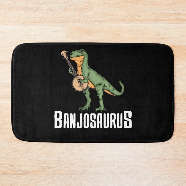Item preview, Dinosaur Banjo Player Kids Country Music Bluegrass Banjo designed and sold by DSWShirts.