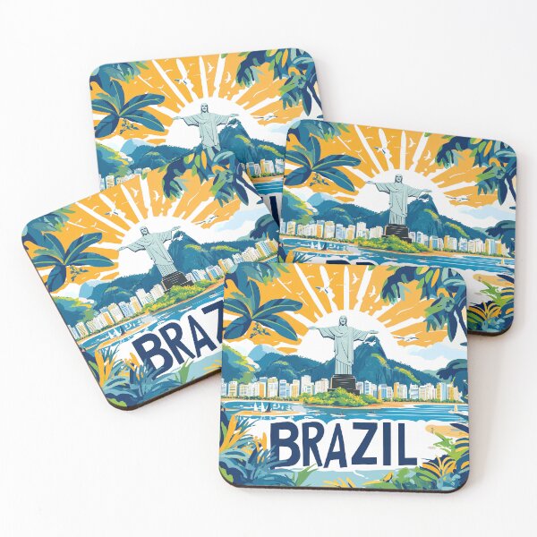 Item preview, Brazil Country Art – Stunning Brazil Poster Art Celebrating Iconic Landmarks & Culture designed and sold by nomiraclehere.