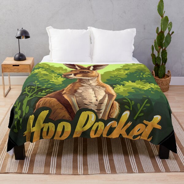 Item preview, "Hop Pocket Kangaroo - Jump into Style!" designed and sold by Art-Vortex-fr.