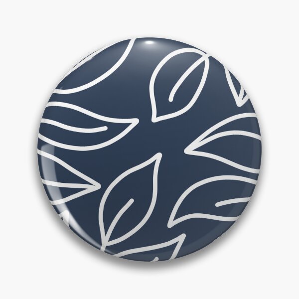 Item preview, Leaf pattern on dark blue designed and sold by AnnabellaRh.