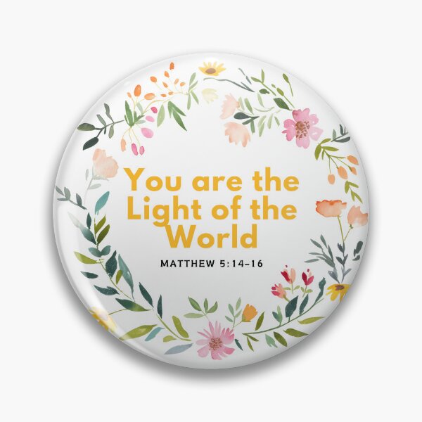 Item preview, You are the light of the world - Matthew 5:14-16 designed and sold by ebocraft.
