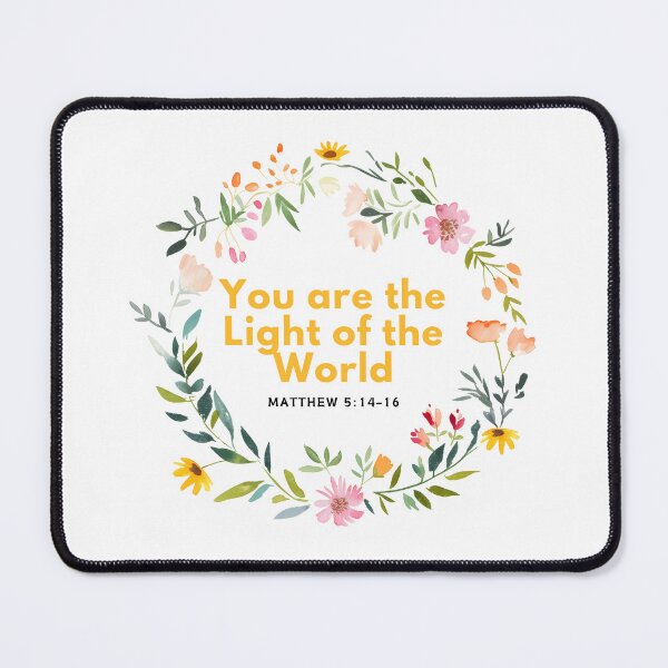 Item preview, You are the light of the world - Matthew 5:14-16 designed and sold by ebocraft.