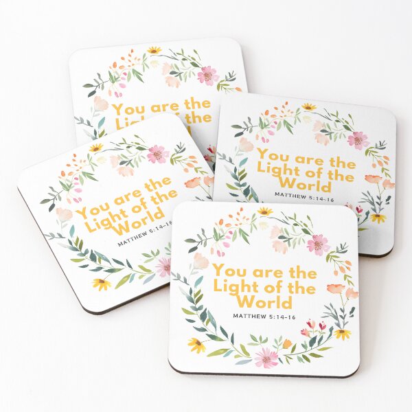 Item preview, You are the light of the world - Matthew 5:14-16 designed and sold by ebocraft.