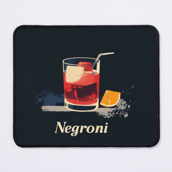Item preview, Classic Negroni Cocktail Illustration - Vintage Style designed and sold by Retro Travel Design.