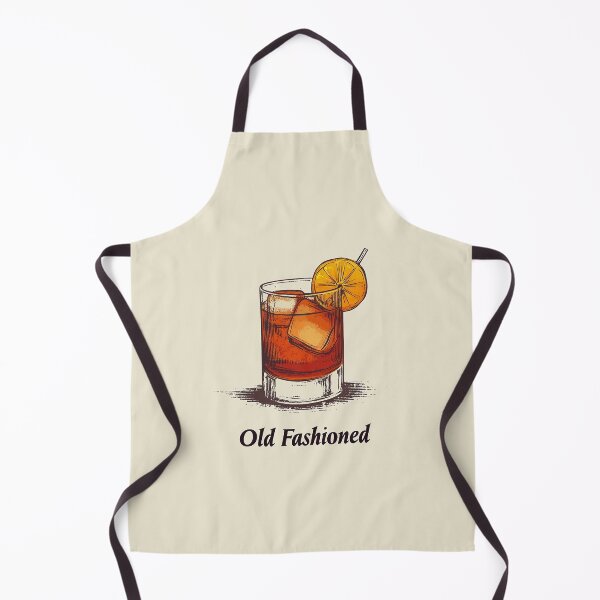 Item preview, Vintage Old Fashioned Cocktail Illustration designed and sold by Retro Travel Design.