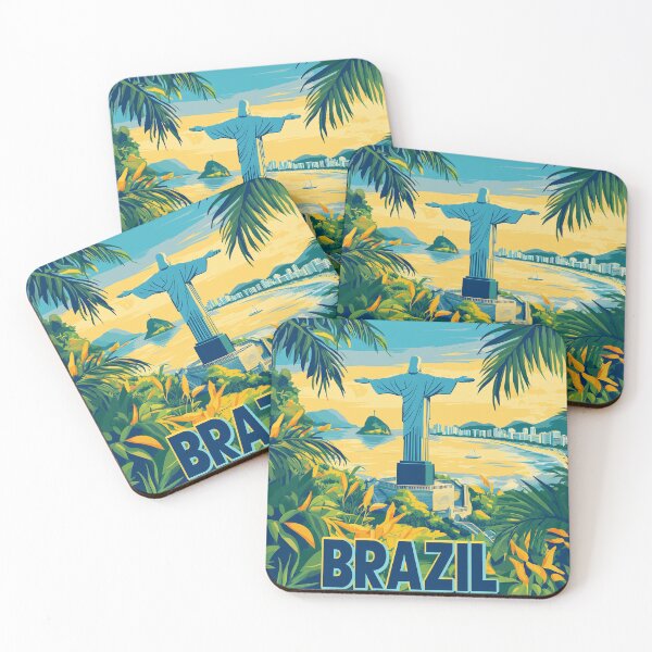 Item preview, Brazil Country Art – Stunning Brazil Poster Art Celebrating Iconic Landmarks & Culture designed and sold by nomiraclehere.