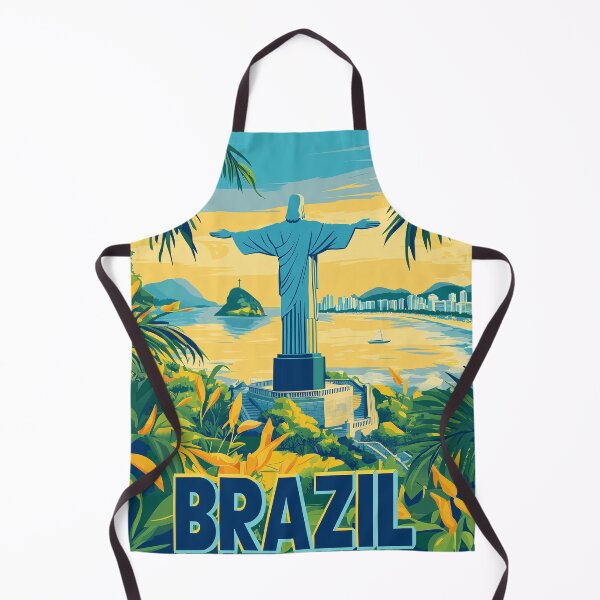 Item preview, Brazil Country Art – Stunning Brazil Poster Art Celebrating Iconic Landmarks & Culture designed and sold by nomiraclehere.